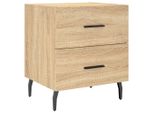 Syfax™ Comodino Rovere Sonoma 40X35X47,5 Cm In Legno Multistrato