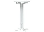 Syfax™ Tavolo Da Bar Bianco Ø60X110 Cm Legno Multistrato E Acciaio