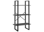 Syfax™ Scaffale Grigio 60X30X105 Cm In Legno Massello Di Pino