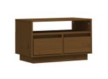 Syfax™ Mobile Porta Tv Ambra 60X35X37 Cm In Legno Massello Di Pino