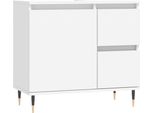 Syfax™ Armadietto Da Bagno Bianco 65X33X60 Cm In Legno Multistrato