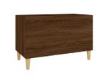 Syfax™ Mobile Porta Dischi Rovere Marrone 74,5X38X48 Legno Multistrato