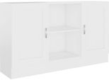 Syfax™ Credenza Bianca 120X30,5X70 Cm In Legno Multistrato