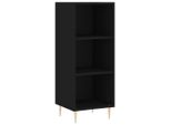 Syfax™ Credenza Nera 34,5X32,5X90 Cm In Legno Multistrato