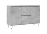 Syfax™ Credenza Grigio Cemento 101,5X35X70 Cm In Legno Multistrato