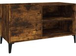 Syfax™ Mobile Porta Dischi Rovere Fumo 84,5X38X48 Cm Legno Multistrato