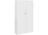 Syfax™ Libreria Bianca 82,5X30,5X150 Cm In Legno Multistrato