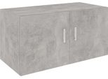 Syfax™ Armadietto Parete Grigio Cemento 80X39X40 Cm Legno Multistrato