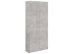Syfax™ Libreria Grigio Cemento 82,5X30,5X185,5 Cm In Legno Multistrato