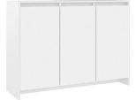 Syfax™ Credenza Bianca 102X33X75 Cm In Truciolato