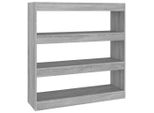 Syfax™ Libreria/Divisorio Grigio Sonoma 100X30X103 Cm