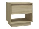 Syfax™ Comodino Rovere Sonoma 45X34X44 Cm In Truciolato