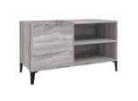 Syfax™ Mobile Porta Dischi Grigio Sonoma 84,5X38X48 Legno Multistrato