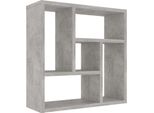 Syfax™ Scaffale A Parete Grigio Cemento 45,1X16X45,1 Legno Multistrato
