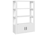 Syfax™ Credenza Bianca 80X30X119,5 Cm In Legno Multistrato