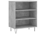 Syfax™ Credenza Grigio Cemento 57X35X70 Cm In Legno Multistrato