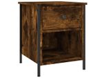 Syfax™ Comodino Rovere Fumo 40X42X50 Cm Legno Multistrato