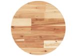 Syfax™ Piano Tavolo Rotondo Ø40X2 Cm In Legno Massello Di Acacia