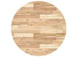 Syfax™ Piano Tavolo Rotondo Ø80X4 Cm In Legno Massello Di Acacia