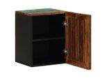 Syfax™ Mobile Da Bagno A Parete 38X34X48Cm In Legno Massello Di Acacia