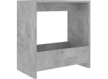 Syfax™ Tavolino Grigio Cemento 50X26X50 Cm In Legno Multistrato