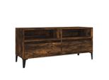 Syfax™ Mobile Tv Rovere Fumo 100X34,5X44,5 Cm In Legno Multistrato