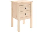 Syfax™ Comodino 40X35X61,5 Cm In Legno Massello Di Pino