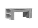 Syfax™ Tavolino Da Salotto Grigio Sonoma 102X55X42Cm Legno Multistrato
