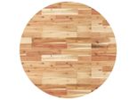 Syfax™ Piano Tavolo Rotondo Ø90X4 Cm In Legno Massello Di Acacia
