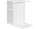 Syfax™ Tavolino Bianco 50X30X50 Cm In Legno Multistrato