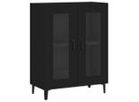 Syfax™ Credenza Nera 69,5X34X90 Cm In Legno Multistrato