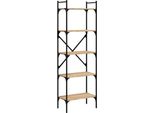 Syfax™ Libreria Rovere Sonoma 5 Ripiani 56X31,5X174 Cm Multistrato