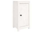Syfax™ Credenze 2 Pz Bianche 39X35X80 Cm In Legno Massello Di Pino