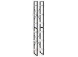 Syfax™ Scaffale Alto Bianco 40X30X210 Cm In Legno Massello Di Pino