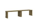 Syfax™ Panca Da Giardino Estensibile 212,5X40,5X45 Cm Pino Impregnato