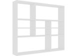 Syfax™ Scaffale A Parete Bianco 90X16X78 Cm In In Multistrato