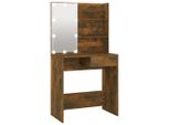 Syfax™ Toeletta Con Led Rovere Fumo 74,5X40X141 Cm