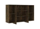 Syfax™ Credenza Rovere Fumo 120X30X75 Cm In Truciolato