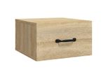 Syfax™ Comodino A Muro Rovere Sonoma 35X35X20 Cm