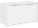 Syfax™ Panca Da Ingresso 80X40X45 Cm Bianca In Truciolato