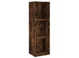 Syfax™ Libreria/Mobile Tv Rovere Fumo 36X30X114Cm In Legno Multistrato