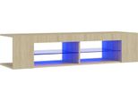 Syfax™ Mobile Porta Tv Con Luci Led Rovere Sonoma 135X39X30 Cm