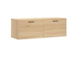 Syfax™ Mobile A Parete Rovere Sonoma 100X36,5X35 Cm Legno Multistrato