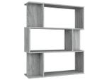 Syfax™ Libreria/Divisorio Grigio Sonoma 80X24X96 Cm Legno Ingegnerizzato