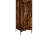 Syfax™ Credenza Rovere Fumo 34,5X34X90 Cm In Legno Multistrato