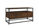 Syfax™ Mobile Porta Tv Rovere Marrone 80X35X45 Cm In Legno Multistrato
