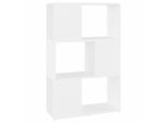 Syfax™ Libreria/Divisorio Bianco 60X24X96 Cm In Legno Multistrato