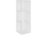 Syfax™ Armadio Angolare Bianco 33X33X100 Cm In Truciolato