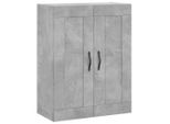 Syfax™ Mobile A Parete Grigio Cemento 69,5X34X90 Cm Legno Multistrato