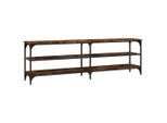 Syfax™ Mobile Tv Rovere Fumo 160X30X50 Cm In Legno Multistrato